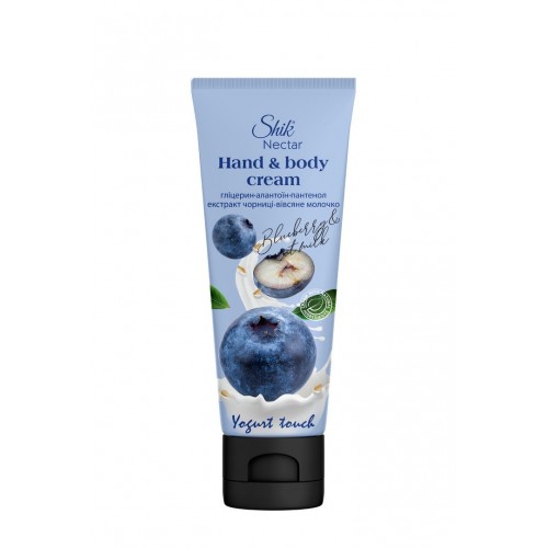 Shik Nectar YOGURT TOUCH Крем д/рук и тела 75мл Экстракт черники и овсяного молока (Shik)