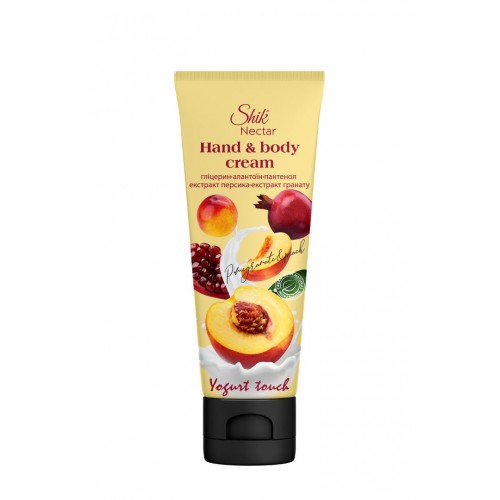 Крем для рук и тела "Shik Nectar YOGURT TOUCH", 75мл, Экстракты персика и граната (Shik)