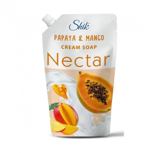 Жидкое крем-мыло "Shik Nectar", дой-пак 460 мл, папайя и манго (Shik)