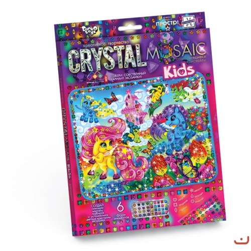 Набор для креативного творчества "CRYSTAL MOSAIC KIDS", "Пони" (MiC)