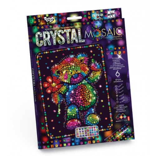 Набор для креативного творчества "CRYSTAL MOSAIC", "Мишка" (MiC)