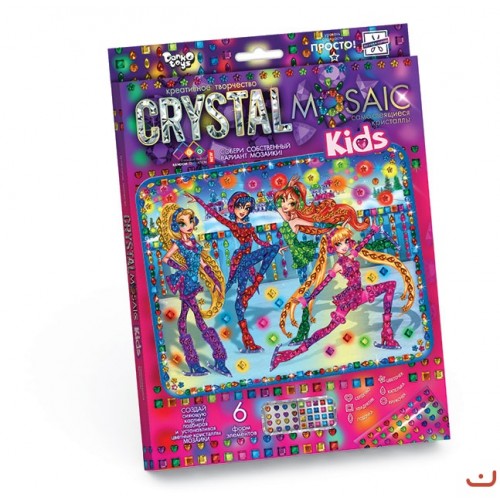 Набор для креативного творчества "CRYSTAL MOSAIC KIDS", "Винкс" (MiC)