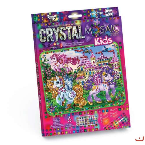 Набор для креативного творчества "CRYSTAL MOSAIC KIDS", "Единорого" (MiC)