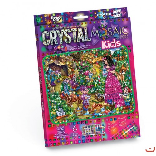 Набор для креативного творчества "CRYSTAL MOSAIC KIDS", "Белоснежка" (MiC)