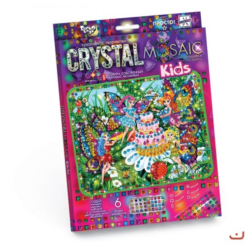 Набор для креативного творчества "CRYSTAL MOSAIC KIDS", "Феи" (MiC)