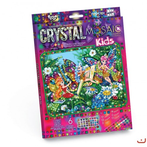 Набор для креативного творчества "CRYSTAL MOSAIC KIDS", "Феи" (MiC)