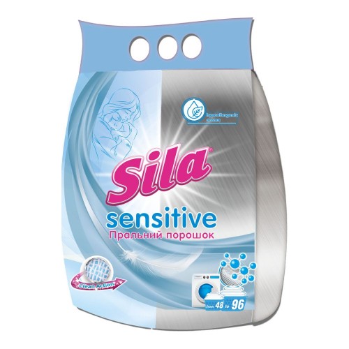 Sila стиральный порошок 1,2кг Sensitive п/пак (SILA)