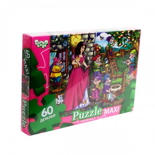 Пазлы Maxi "Белоснежка", 60 элементов (Dankotoys)