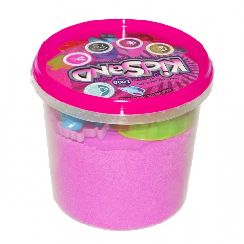 Кинетический песок "KidSand", розовый, 1000 г (Dankotoys)