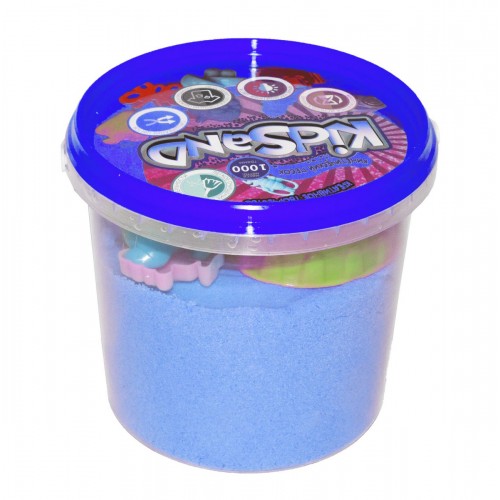 Кинетический песок "KidSand", голубой, 1000 г (Dankotoys)