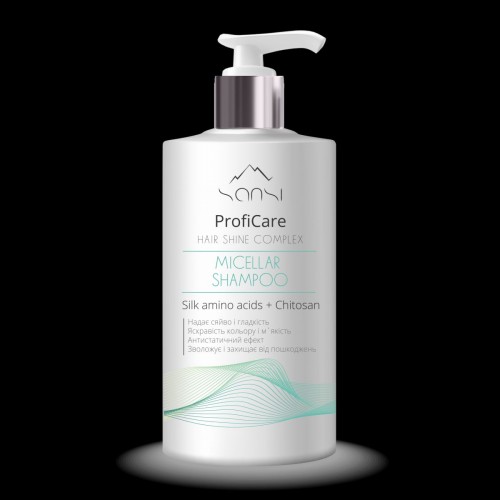 Мицеллярный шампунь "Sansi ProfiCare Hair" 900мл shine complex (Sansi)