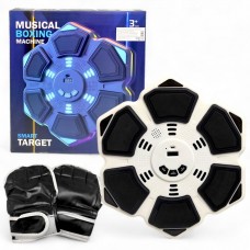Електронний бокс (bluetooth, вбудований акумулятор, USB кабель, підсвічування, музика, режими гучності) мікс кольорів