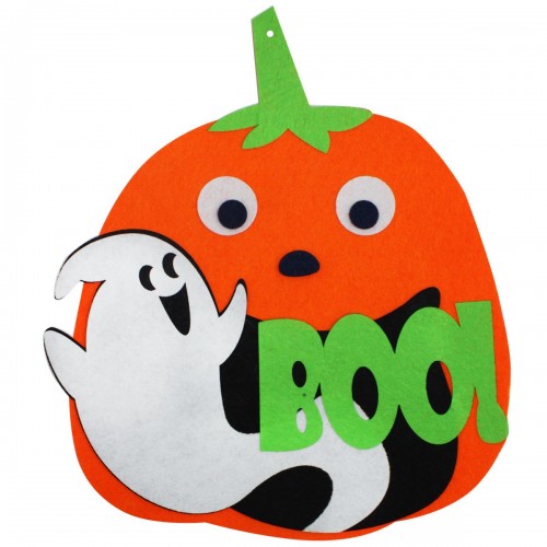 Подвеска из фетра,"Happy Halloween: Счастливое привидение" (Аплі Краплі)