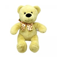 Мʼяка іграшка Ведмедик Тедді 35 см (БАНАНОВИЙ)