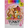 Розфарбовка,210х297 мм,(FUNNY ANIMALS 1) (Art studio of Happiness)