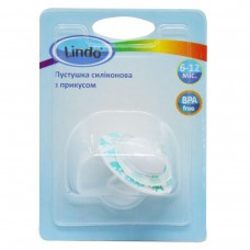LI 407/6-12 Пустушка силіконова з прикусом (від 6 до 12міс)