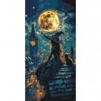 Картина по номерам с красками металлик 