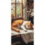 Алмазна мозаїка "Рудик котик" 40х80 см (Origami)