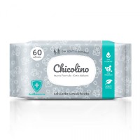 Салфетки влажные для взрослых и детей антибактериальная Chicolino, 60 шт