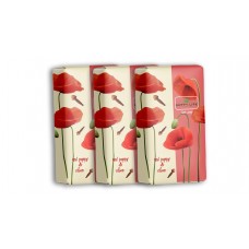 Happy Life, мило (180г) Червоний мак і гвоздика