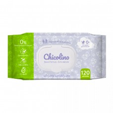 Салфетки влажные для детей с первых дней жизни с клапаном Chicolino, 120 шт