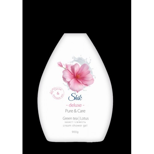 Гель для душа "Shik" 900г Deluxe Зеленый чай и лотос (Shik)
