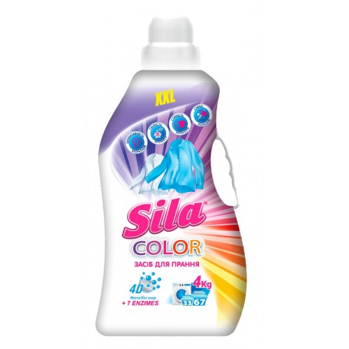 Средство для стирки "Sila" 4л Color (SILA)