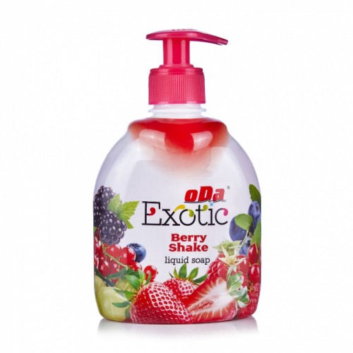 Жидкое мыло "Ода Exotic" дозатор, 300г, ягодный шейк (Ода)