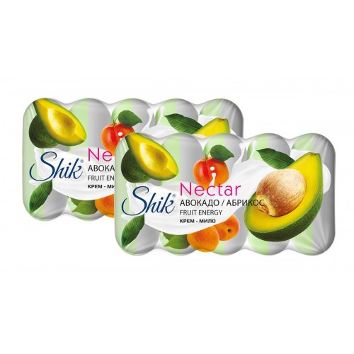 Крем мыло туалетное "Shiк, Nectar" авокадо и абрикос 5*70г (Shik)