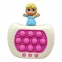 Електронна гра "Finger Press Pop-It Console. Крижане серце. Ельза" (фігурка героя, 4 режими, англ) (MiC)