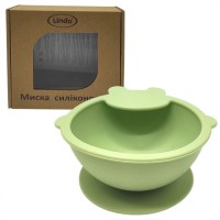 Мисочка силиконовая (зеленый)