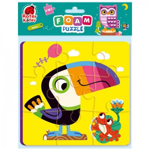 Мягкие пазлы 2в1 "Foam Puzzle: Птицы" (Vladi Toys)