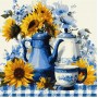 Картина по номерам "Солнечный кофе" 40x40см (Ідейка)