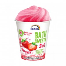 Аква Шайн Rainbow набір Блискуча полуниця 280г бомба-кекс д/ванн,морс. сіль з екстр. ромашка