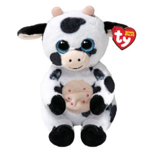Детская игрушка мягкая "BEANIE BELLIES. Корова COW" (TY)