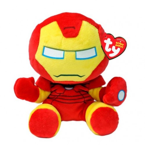 Детская игрушка мягкая "Marvel Железный человек" 15 см (TY)