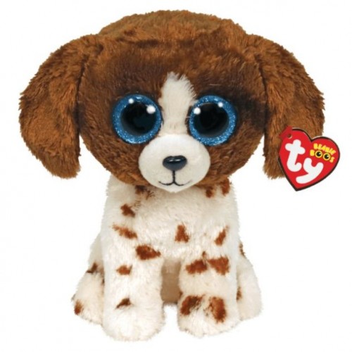 Детская игрушка мягкая "Beanie Boo's. Щенок MUDDLES" 25 см (TY)