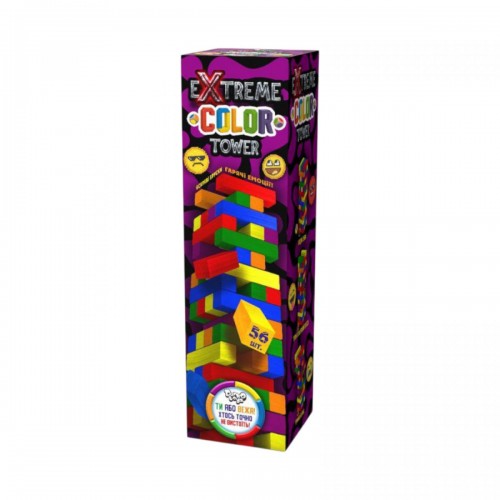 Развивающая настольная игра "EXTREME COLOR TOWER" (Danko toys)