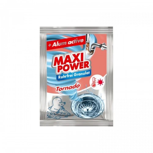 MAXI POWER Средство гранулированное для очистки труб с теплой водой 80 г (MAXI POWER)