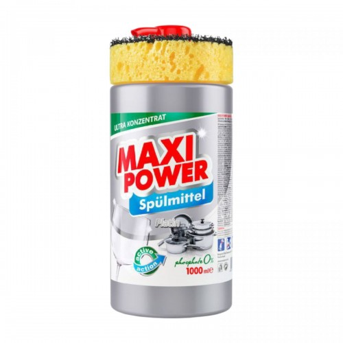 MAXI POWER Средство для мытья посуды Платинум 1л (MAXI POWER)