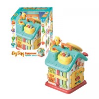 Дом бизиборд, ОЗВУЧКА УКРАИНСКИМ ЯЗЫКОМ, 15 сказок, 15 песен, 10 скороговорок, руль, застежки, замки, 