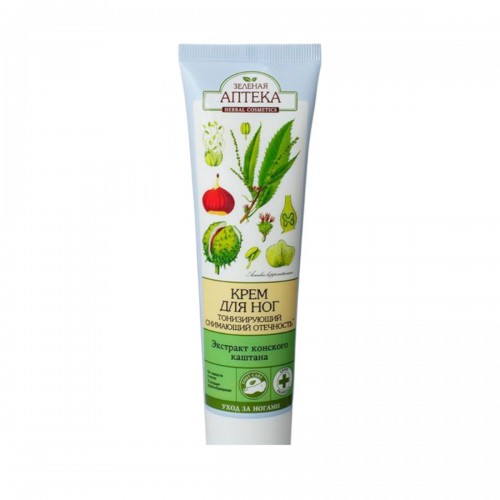 Green Pharmacy крем д/ног 100мл расслабляющий, тонизирующий (Green Pharmacy)