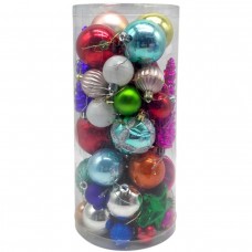 Новогодние украшения, 36 штук, в слюде