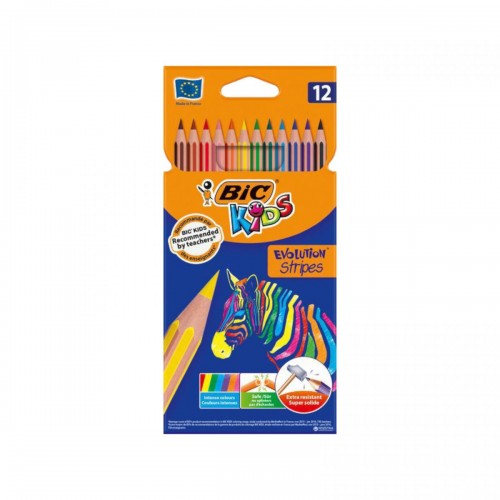 BIC Карандаш Kids Evolution Stripes 12 уп. (BIC)