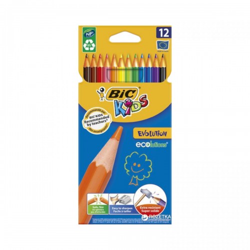 BIC Карандаши Kids Evolution 12 уп. (BIC)