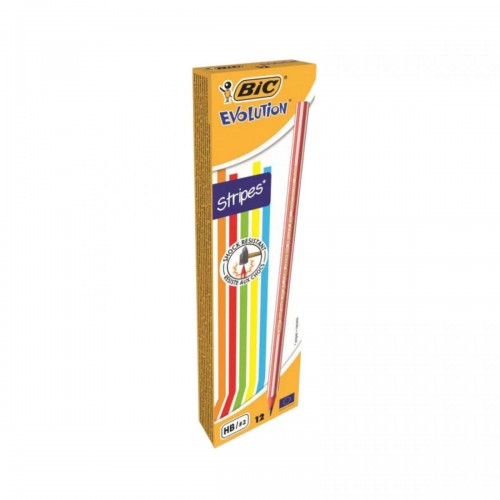 BIC Карандаш Эvolution 646 НВ в линейку без резин уп12 (BIC)