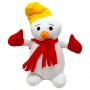 Мягкая игрушка "Снеговик" (24 см) с желтой шапочкой (Копиця)