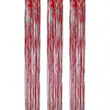 Дождик на елку «Макси» красный, 2*8*150 см