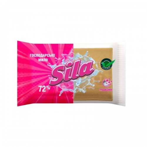 Sila мыло хозяйственное 200г 72% (в пленке) (SILA)