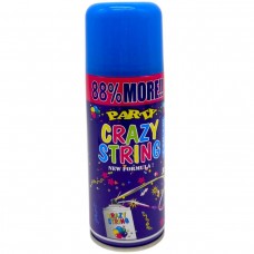 Цветной серпантин в баллоне (СИНИЙ)